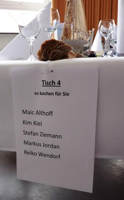 Hier durfte ich Platz nehmen