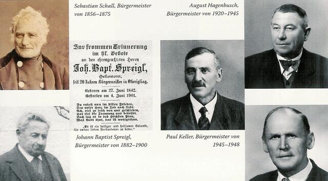 Auszug d. Iglinger Bürgermeister | Foto: Dorfchronik Igling