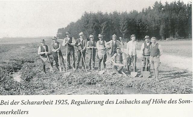 Dorfarbeit v. 1925 | Foto: Dorfchronik Igling