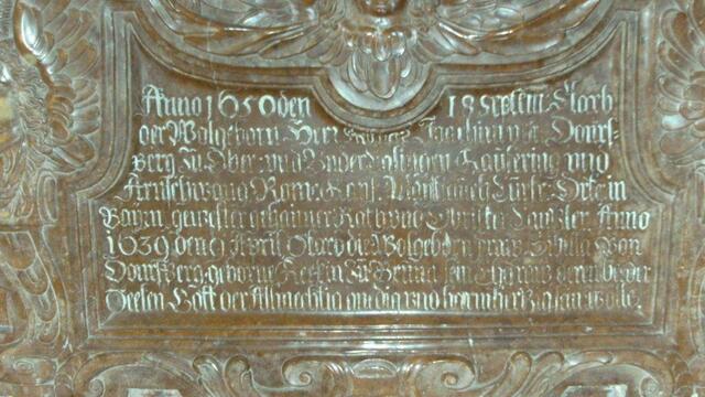 Gedenktafel Frh. von Donnersberg - Kirche St. Peter&Paul/Igling