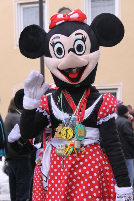 Hier grüsst Minnie Maus