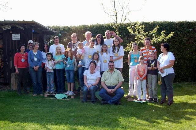 Boulolympiade-Siegerehrung im Kolpingsgarten