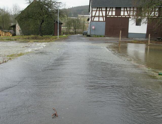 Hochwasser an der Salzböde, Bereich Mappesmühle