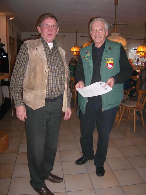 KK sitzend Rolle 3. Platz Senioren I: Hans-Joachim Spintge