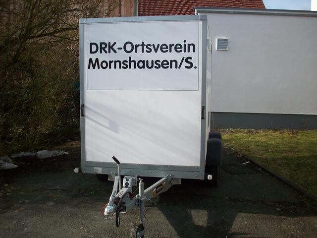 Vorderansicht des Anhängers