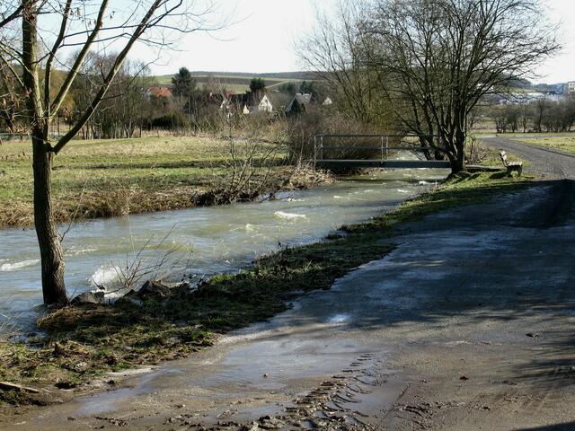 Hochwasser am 2. März, es ist fast wieder normal