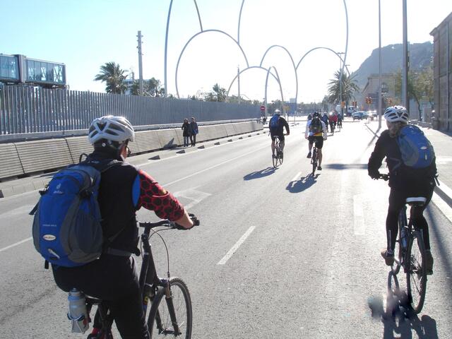 Hauptstrasse am Hafen von Barcelona
