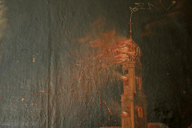 Auch heute wäre so ein Brand mitten im Ort schrecklich.