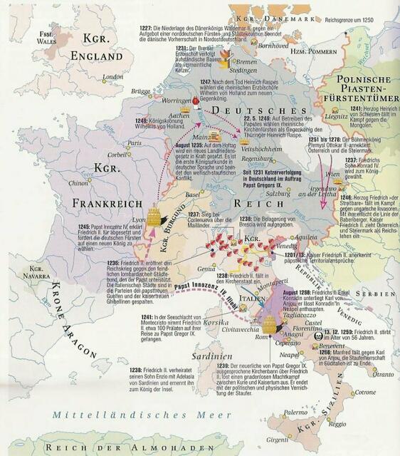 Staufen 1190 - 1270 | Foto: Bildatlas der deutschen Geschichte