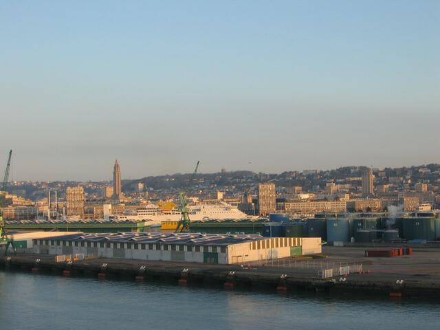 Ankunft in Le Havre