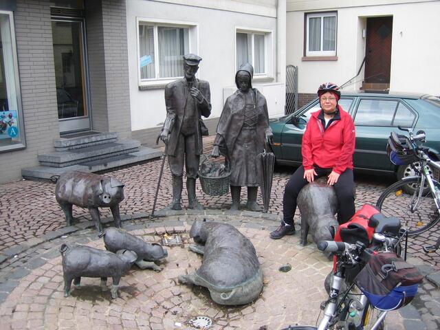 Der Schweinehirt mit Herde