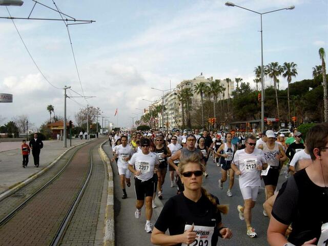 Auf dem ersten Kilometer