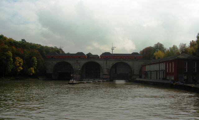 Diesen Blick hat man vom Schiff