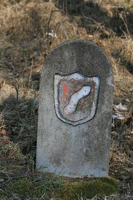 Grenzstein der Stadt Krumbach