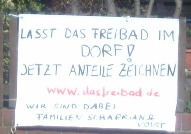 Möglichst viele Bürgerinnen und Bürger sollten ihre Solidarität mit den Förderverein zeigen
