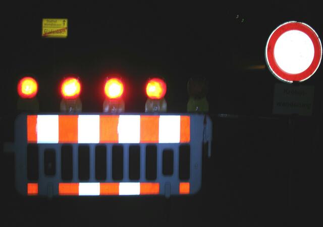 Krötenwanderung, nachts gesperrt