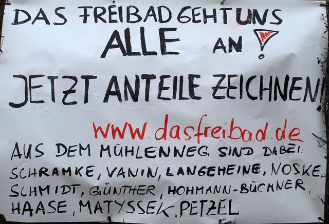 Es werden immer mehr Plakate in Hänigsen, hoffentlich noch mehr ...