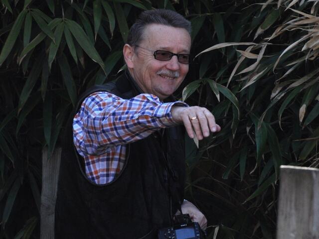 Wilhelm Kohlmeyer ist froh, dass die Tiger schon gegessen haben - oder auch anders herum :-)