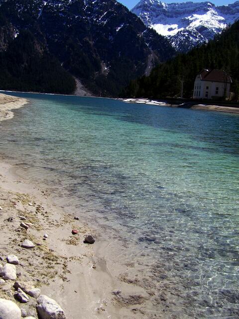 Noch ist das Bett hier flach