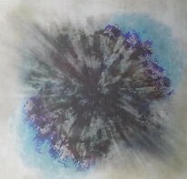 "URKNALL farbenlos". Zellteilungsartiges Bild aus einem früheren a&s-Artkel.