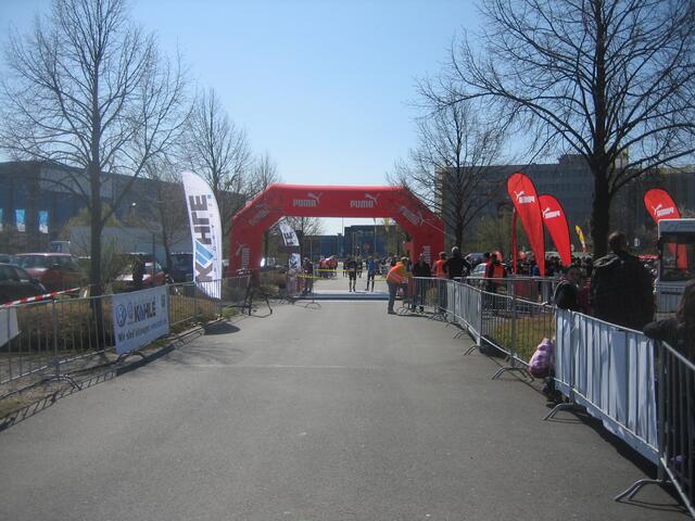 Der Zieleinlauf