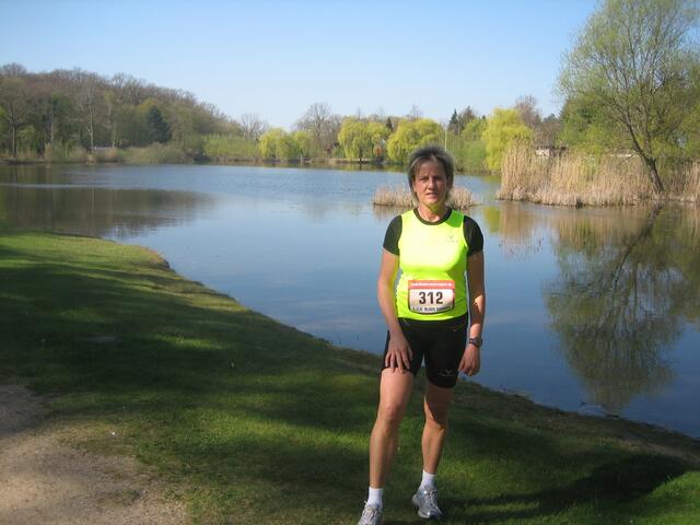 Birgit vorm dem 5 km Start
