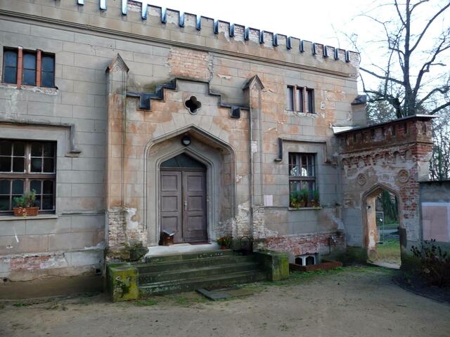 Pförtnerhaus am Haupteingang