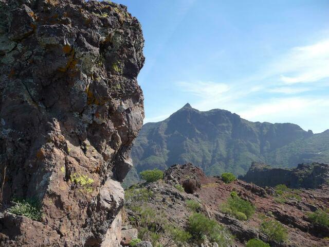Über dem Barranco Seco (das ist nicht der Teide!)