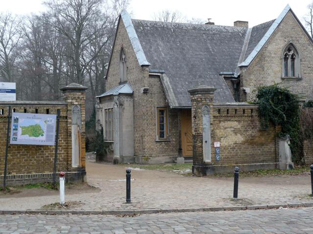 Pförtnerhaus in der Grenzstraße