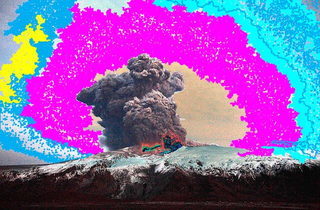 Island-Eyjafjallajökull. a&s-Malerei.