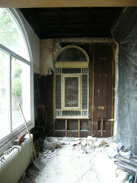 Hinter der Wand der "Schatz" des Hauses