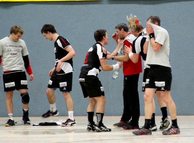 Freude pur und Wasserdusche für den Trainer