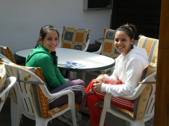 Snezana (links) und Angelina Stanisawljevic, die Leistungsträgerinnen unser Damenmannschaft