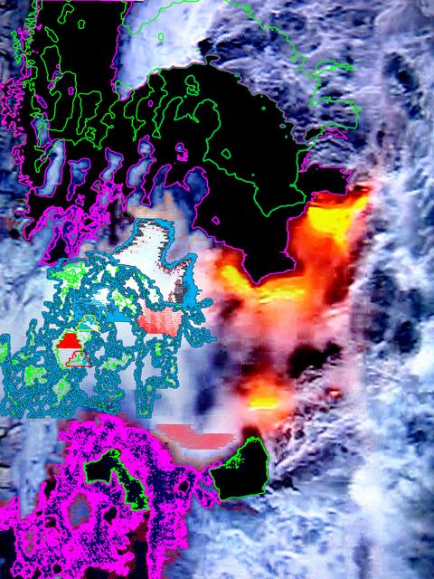 "kroko" (a&s-Malerei).