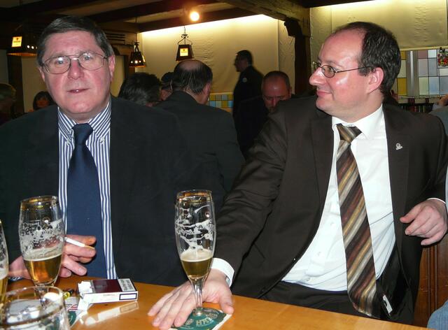 Links: Wolgang Glandt. Er hat die neuen Härke-Produkte fotografisch ins rechte Licht gerückt! - Rechts: Carsten Schild (Härke-Mitarbeiter)