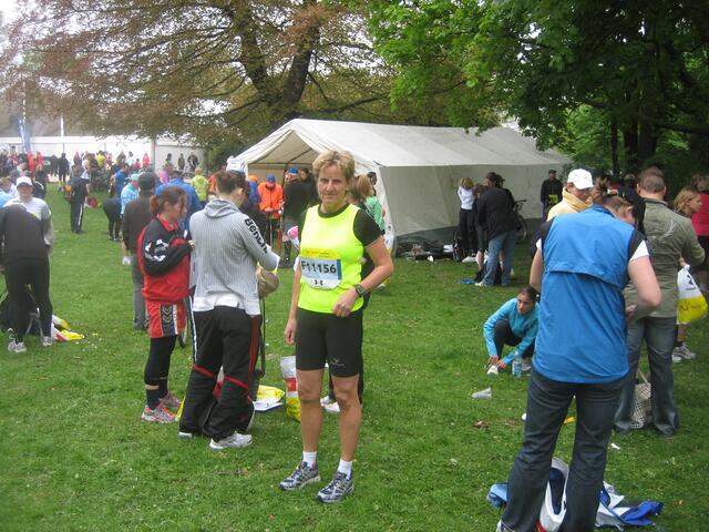 Birgit vor dem Start