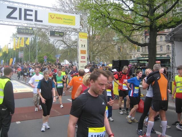 Birgit im Ziel
