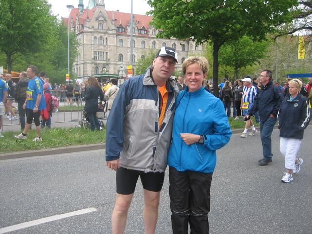 Reiner Beck vorm dem Start des Halbmarathon
