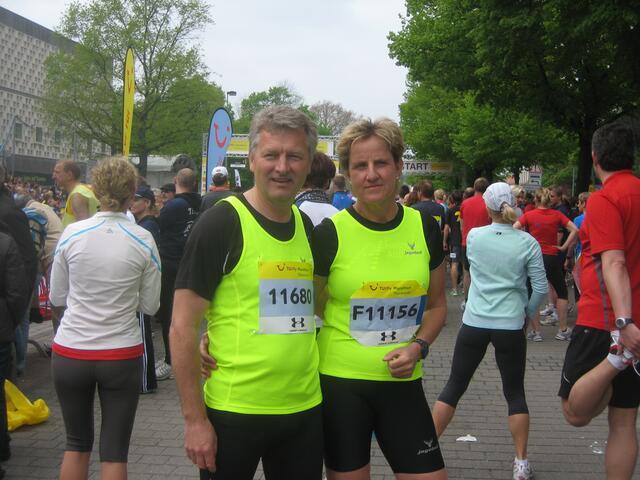 Jürgen + Birgit am Start