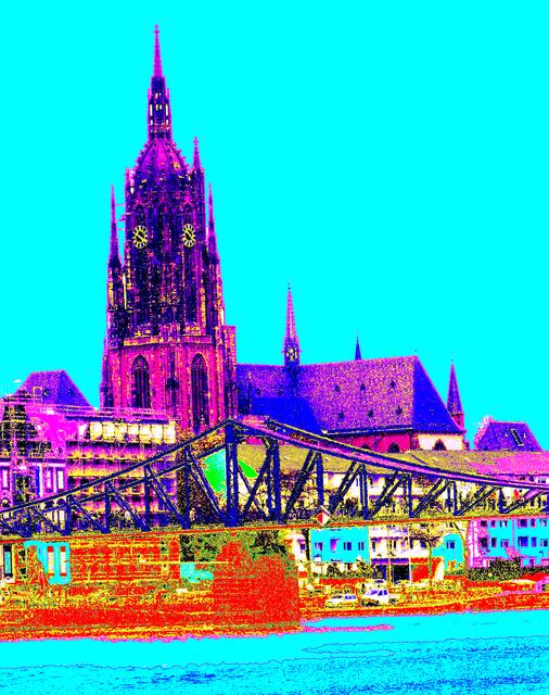 a&s-Malerei zu Kirchners "Frankfurter Dom" (2/5/10).