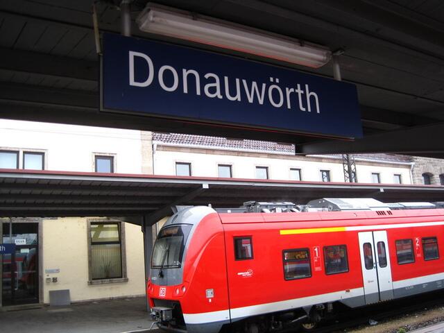 Mit der Bahn von Dillingen ...