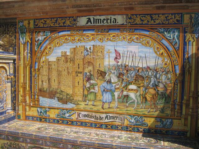 Mosaik am Plaza de Espanja