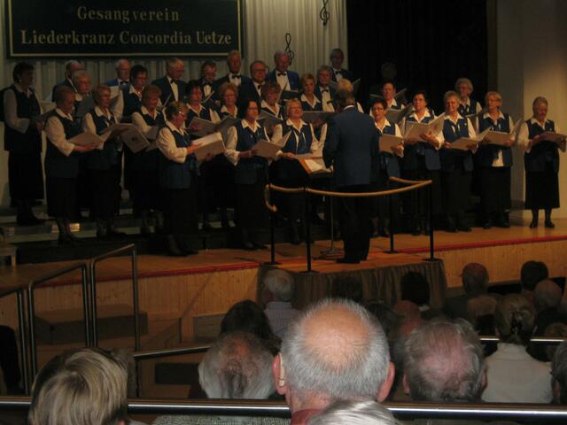 `Der Stammchor in Aktion