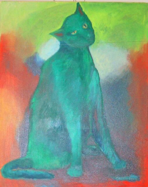 Green panther (not pink)