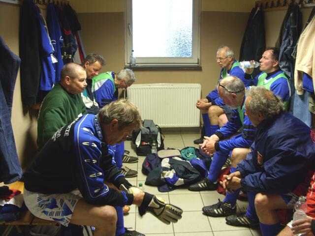 In der Halbzeitpause