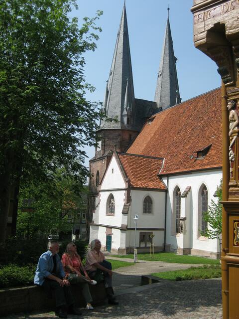 Blick auf die Kirche