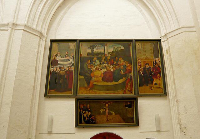 Petrikirche, historisches Abendmahlsbild