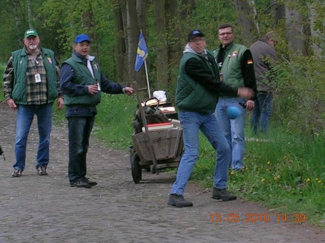 Voller Einsatz beim Bosseln