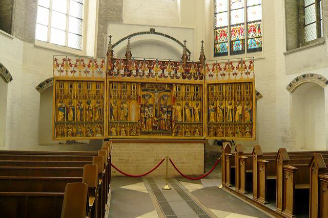 Flügelaltar, ausgelagert aus der profanierten Nikolaikirche