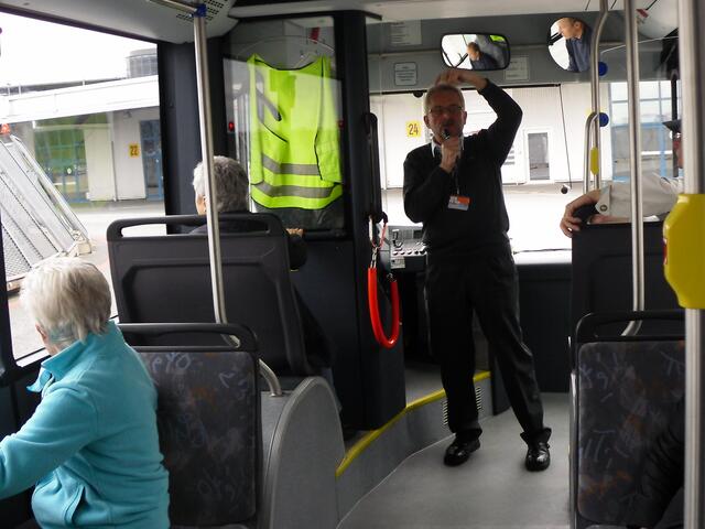 der nette Herr vom Besucherdienst